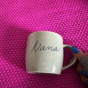 Francesca's Collections 'Nana' Pale Green Floral Mug
